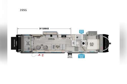 2024 Grand Design Momentum G-Class 355G in georgetown TX