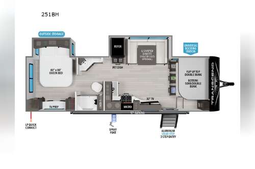 2024 Grand Design Transcend Xplor 251BH in gardner KS
