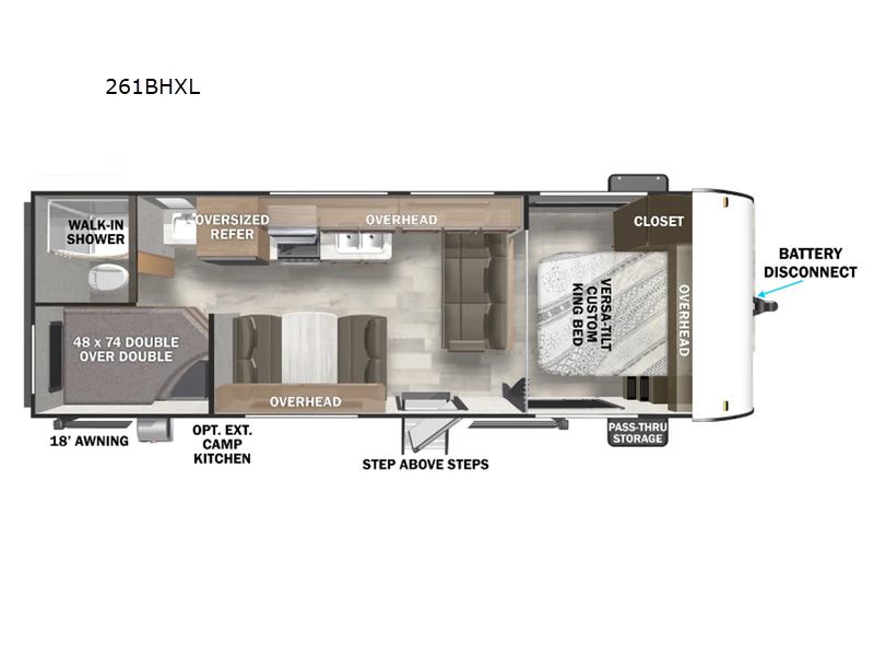 2026 Forest River Rv Salem Cruise Lite 261BHXL in fremont OH