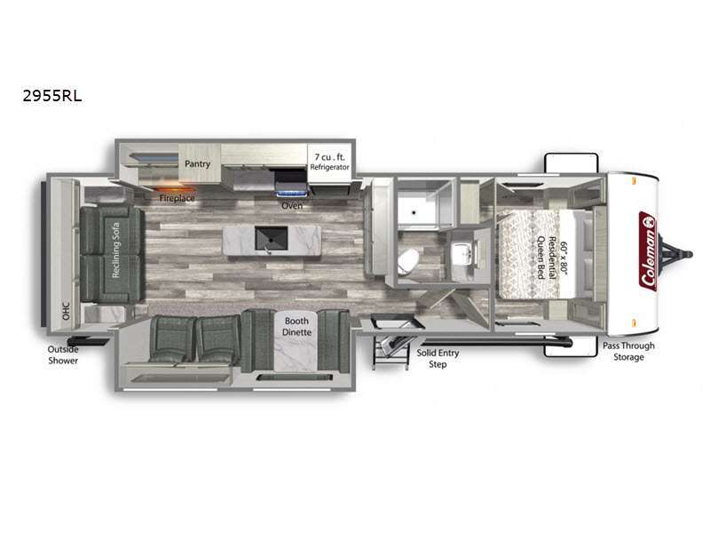2022 Dutchmen Rv Coleman Light 2955RL in loganville GA