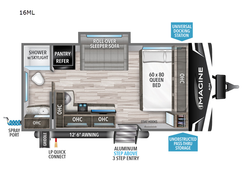2023 Grand Design Imagine AIM 16ML in conway AR