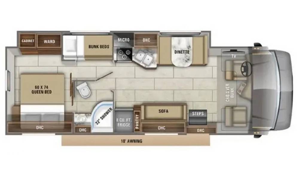 A photo of this 2021 Jayco Redhawk 31F