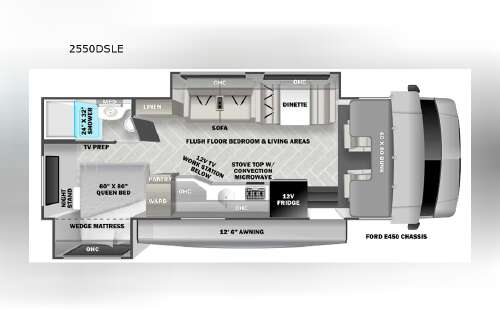 2023 Forest River Rv Sunseeker LE 2550DSLE Ford in grand rapids MI