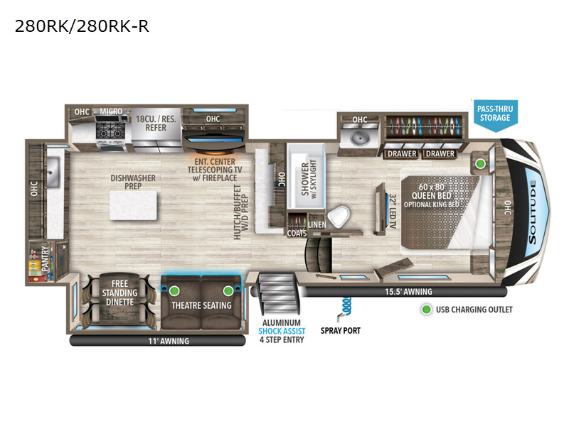 2022 Grand Design Solitude 280RK in columbia city IN