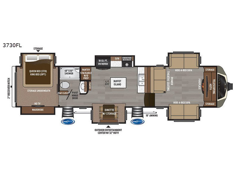 2019 Keystone Rv Montana 3730FL in grand junction CO