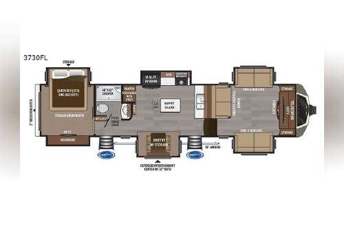 2019 Keystone Rv Montana 3730FL in grand junction CO