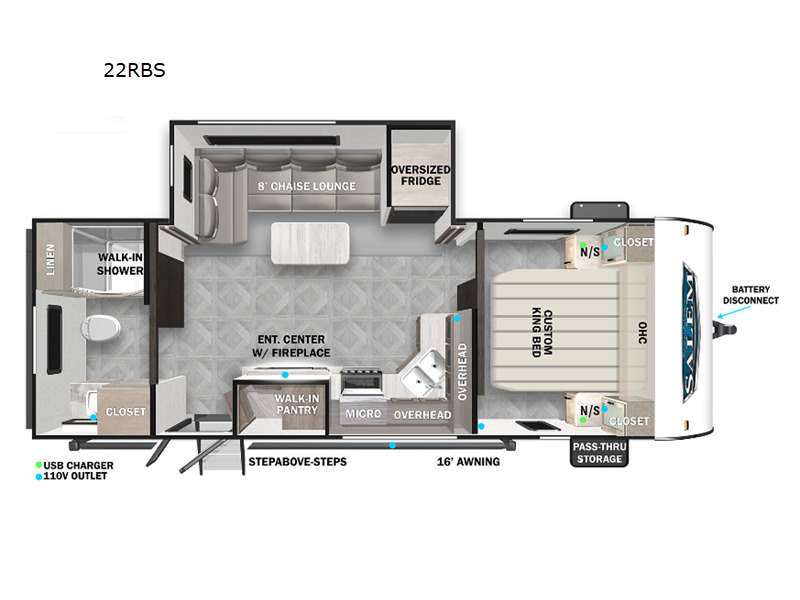 2023 Forest River Rv Salem 22RBS in fremont IN