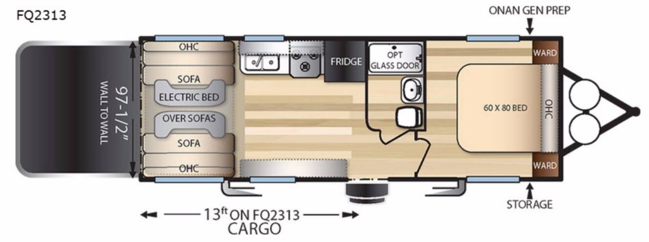 A photo of this 2017 Forest River Rv Stealth FQ2313