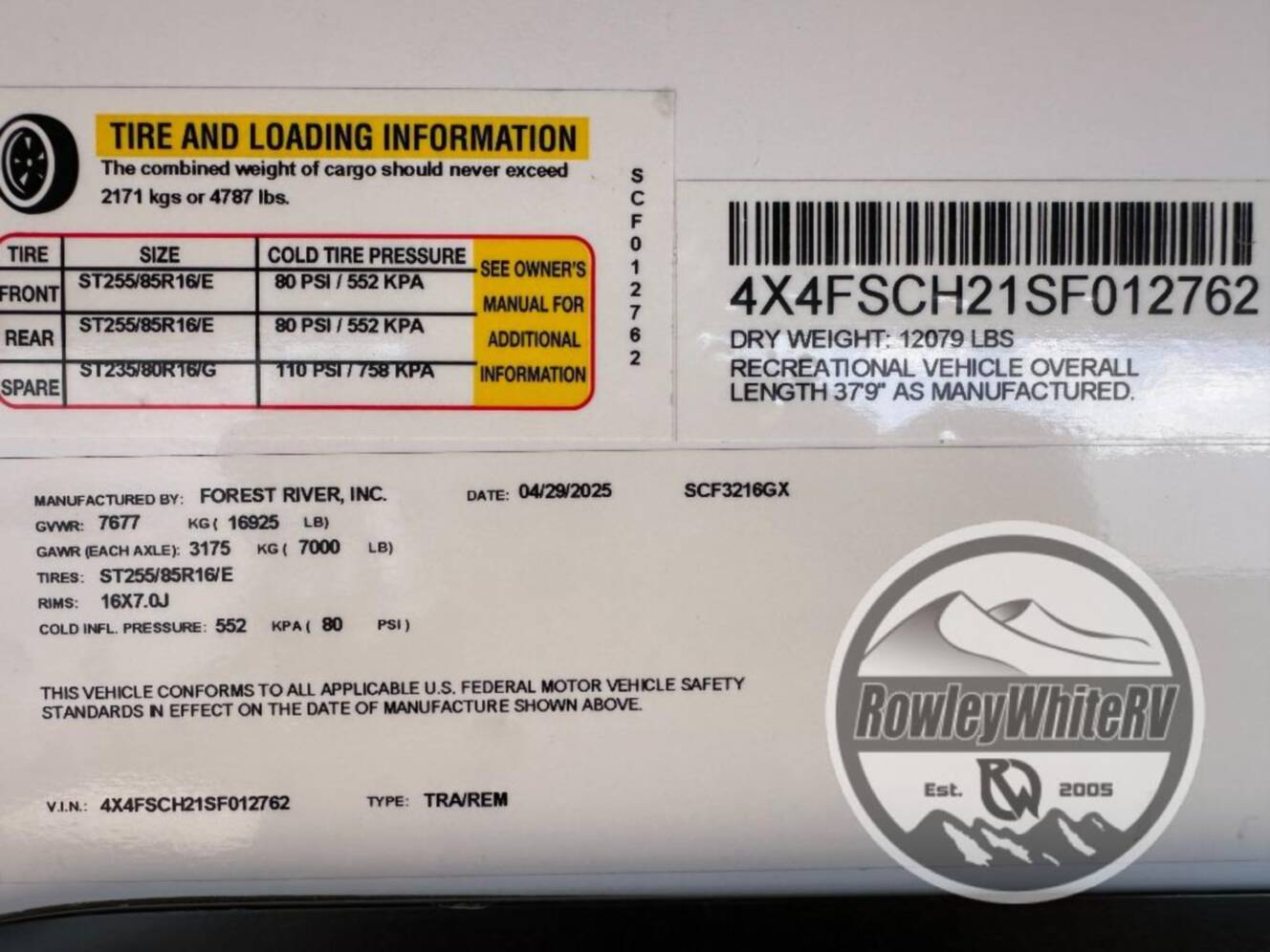 A photo of this 2025 Forest River Rv Sandstorm 3216GX