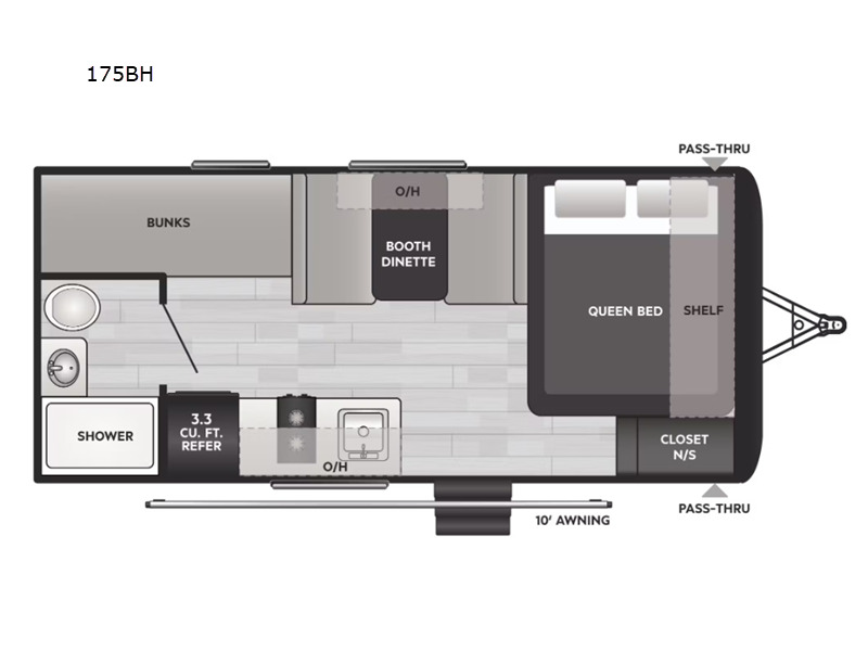 2025 Keystone Rv Hideout Sport Single Axle 175BH in topeka KS