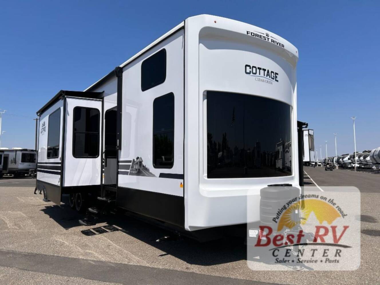 A photo of this 2025 Forest River Rv Cedar Creek Cottage 40CBK