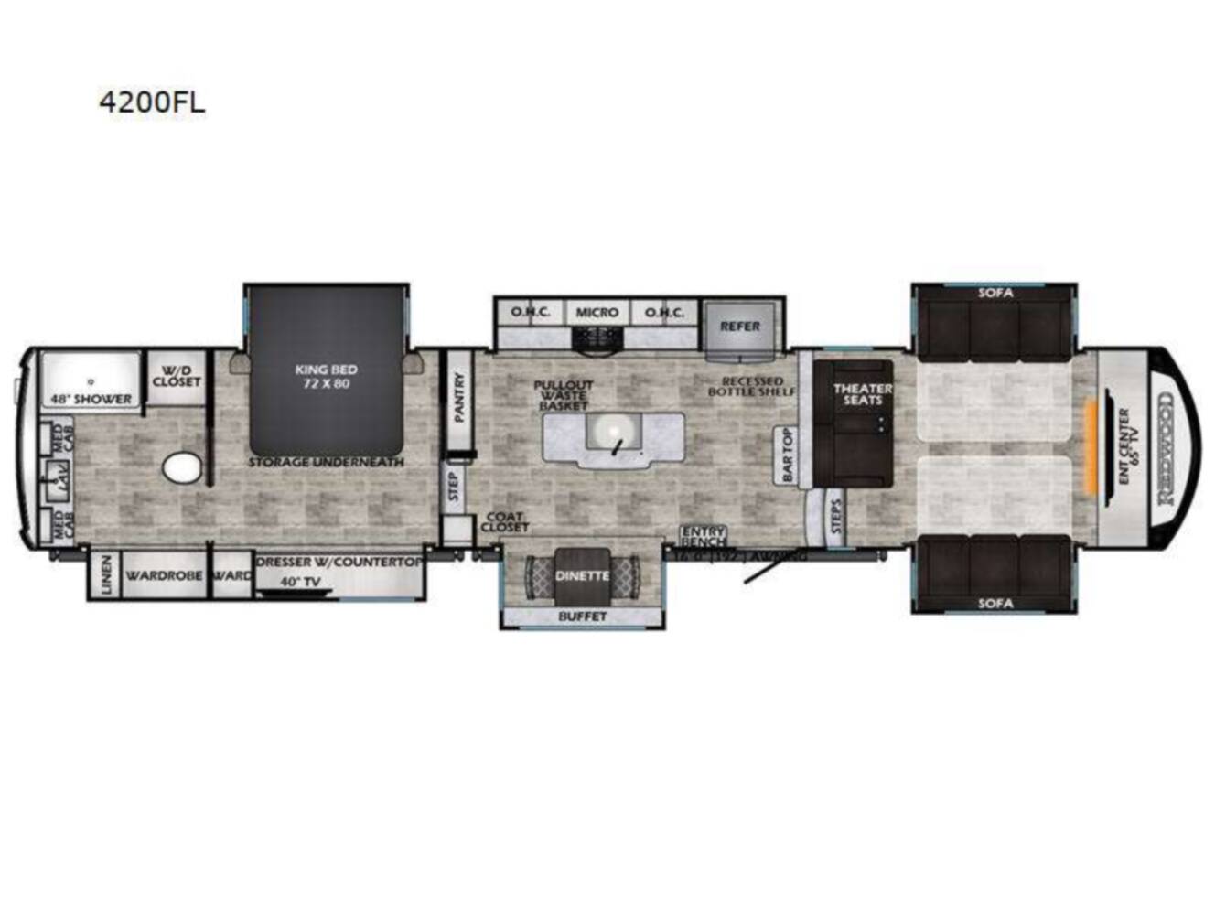 A photo of this 2026 Redwood Rv Redwood 420FL