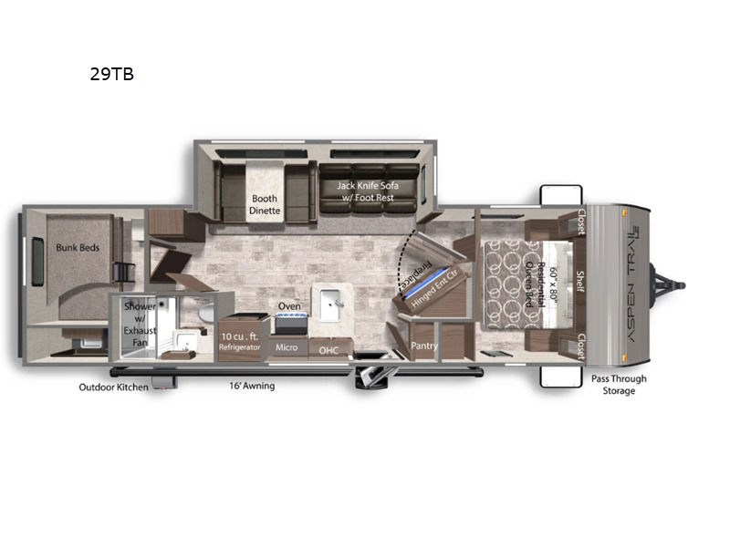 2026 Dutchmen Rv Aspen Trail LE 29TB in turlock CA