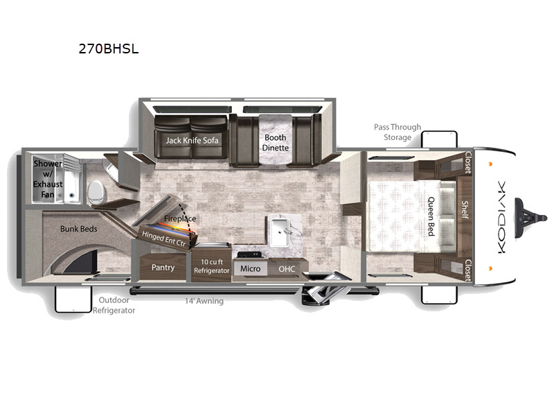 2026 Dutchmen Rv Kodiak 270BHSL in grand terrace CA