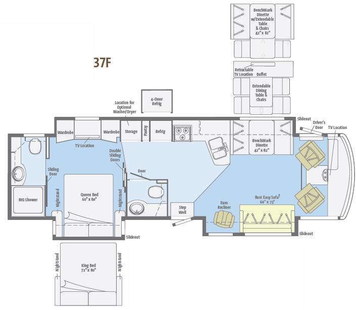 2012 Winnebago Adventurer 37F in cleveland GA