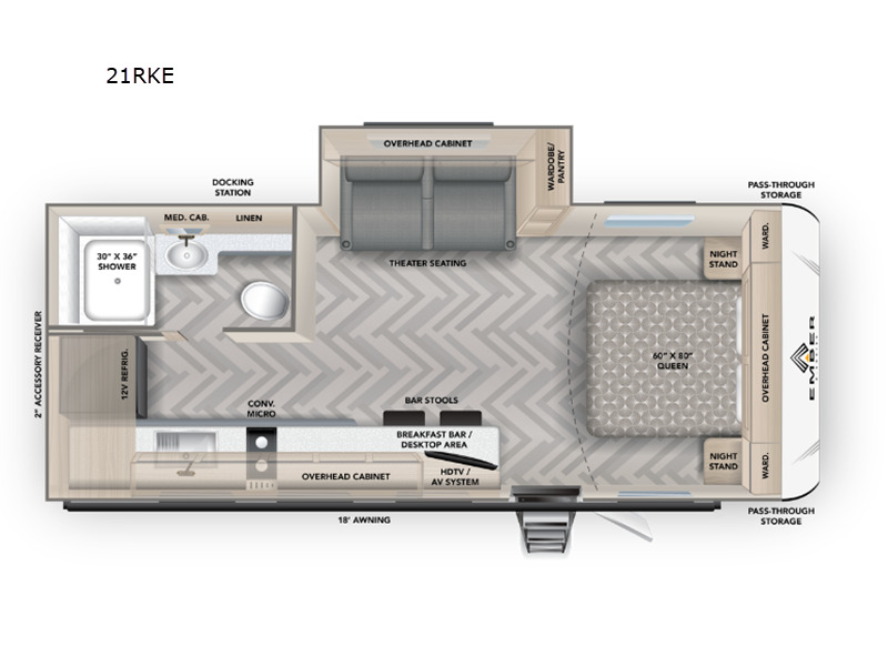 2026 Ember Rv E-Series 21RKE in dodd city TX