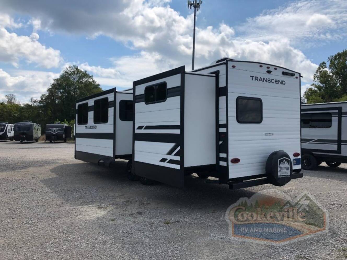 A photo of this 2026 Grand Design Transcend 325BHT