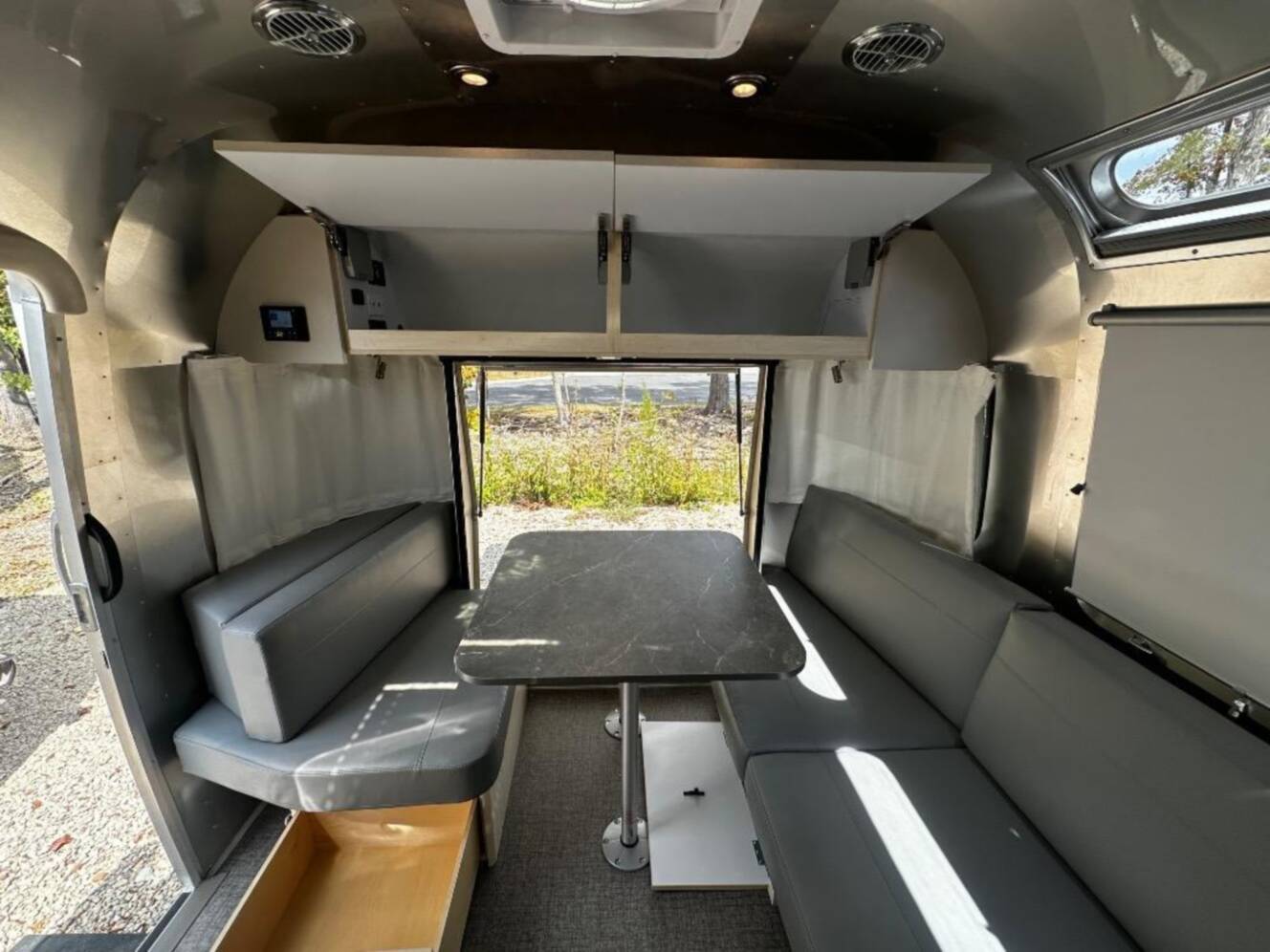 A photo of this 2026 Airstream Flying Cloud Twin Hatch with Lithium and Solar 27FB Twi