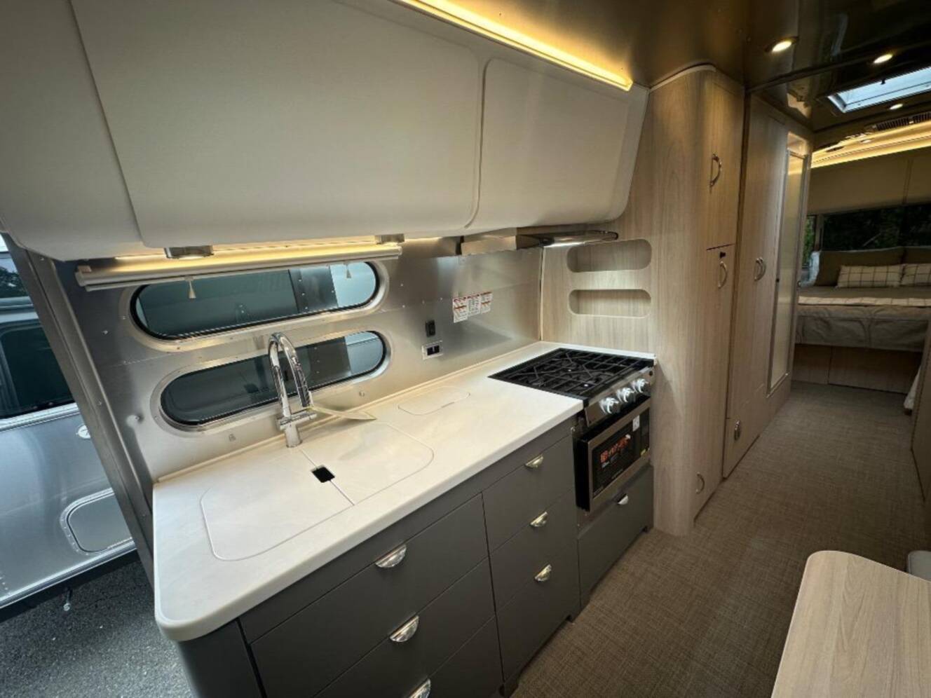 A photo of this 2026 Airstream Globetrotter 30RB with Solar and Lithium