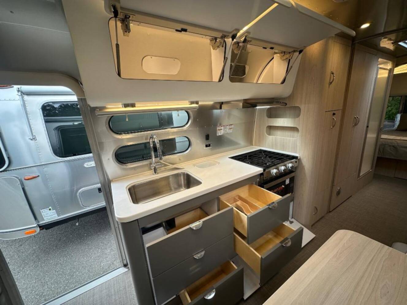 A photo of this 2026 Airstream Globetrotter 30RB with Solar and Lithium