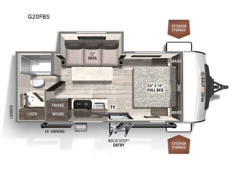 2022 Forest River Rv Rockwood GEO Pro G20FBS in dublin GA
