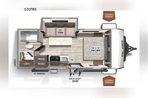 2022 Forest River Rv Rockwood GEO Pro G20FBS in dublin GA