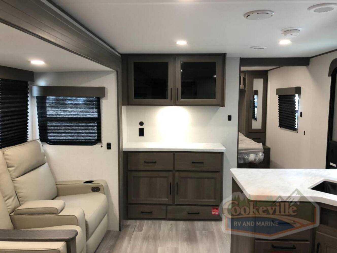 A photo of this 2026 Grand Design Transcend 325BHT