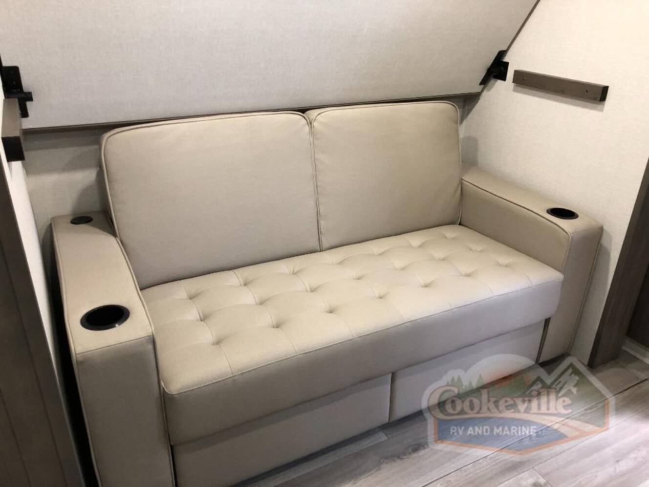 A photo of this 2026 Grand Design Transcend 325BHT