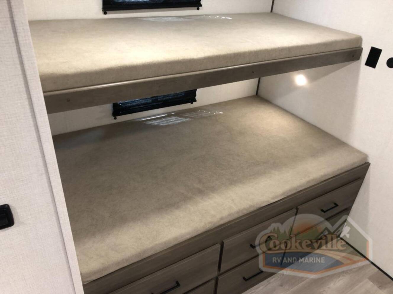 A photo of this 2026 Grand Design Transcend 325BHT