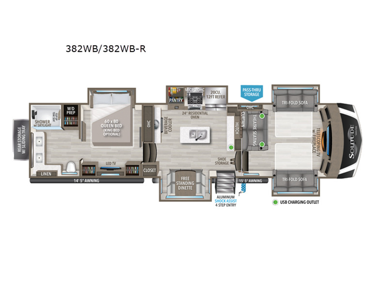 2023 Grand Design Solitude 382WB R in carthage MO