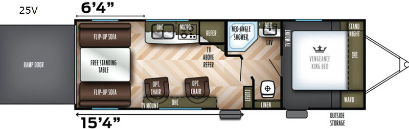 2019 Forest River Rv Vengeance Rogue 25V in carthage MO