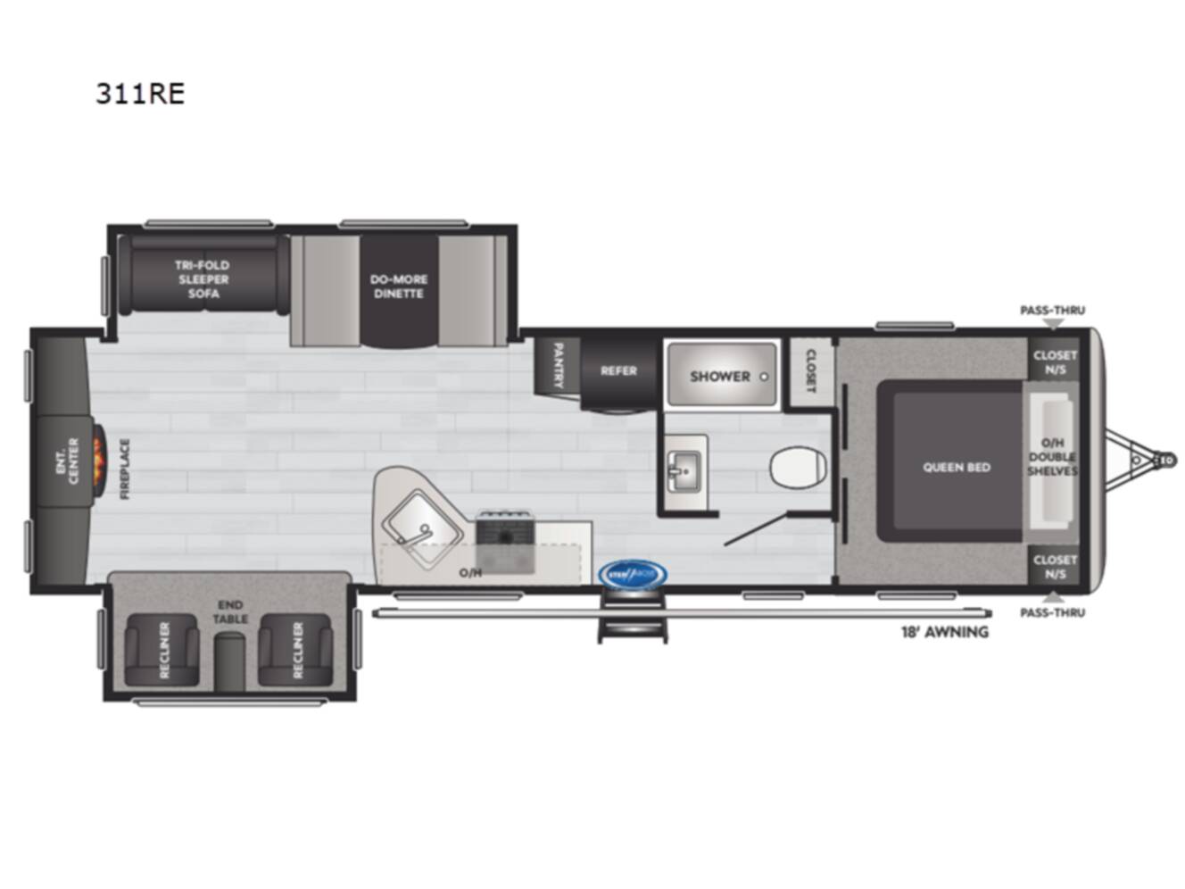 A photo of this 2023 Keystone Rv Springdale 311RE