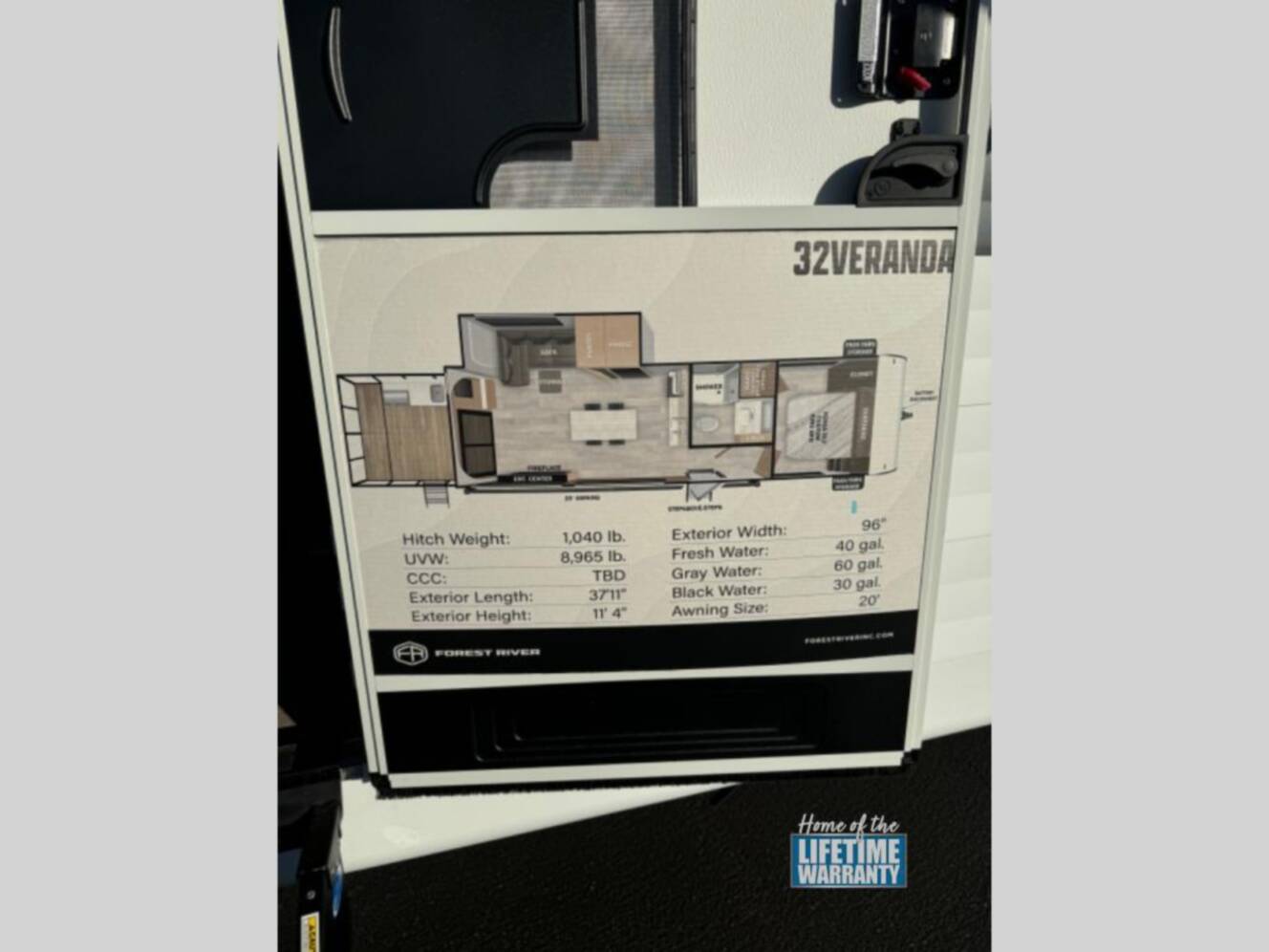 A photo of this 2025 Forest River Rv Salem 32VERANDA