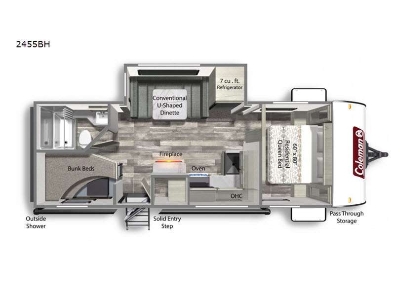 2023 Dutchmen Rv Coleman Light 2455BH in manchester ME