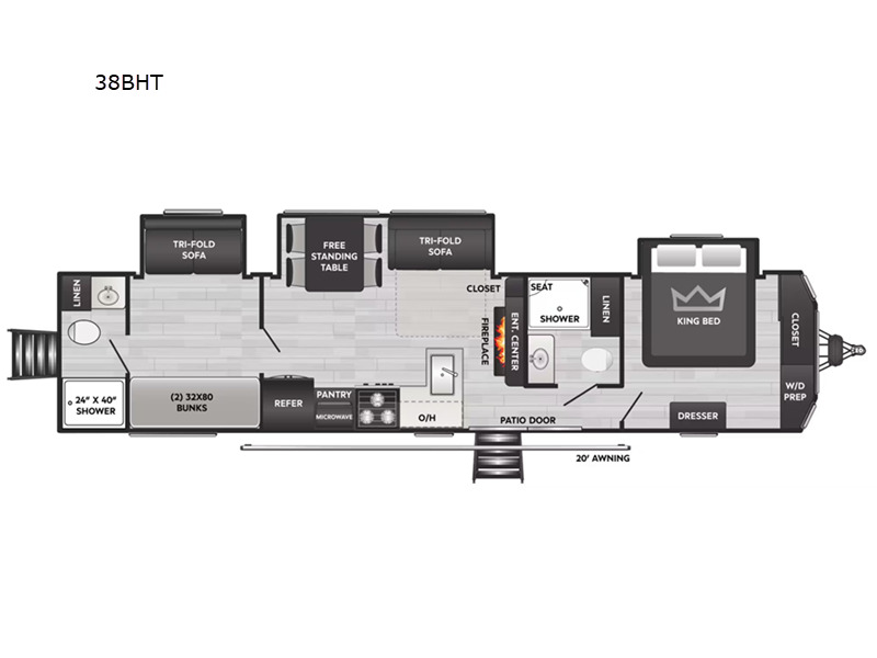 2026 Keystone Rv Hideout Cottage 38BHT in turner ME
