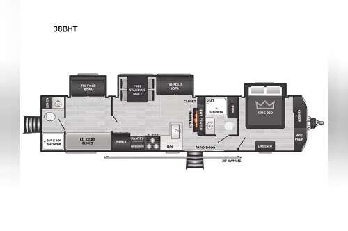 2026 Keystone Rv Hideout Cottage 38BHT in turner ME