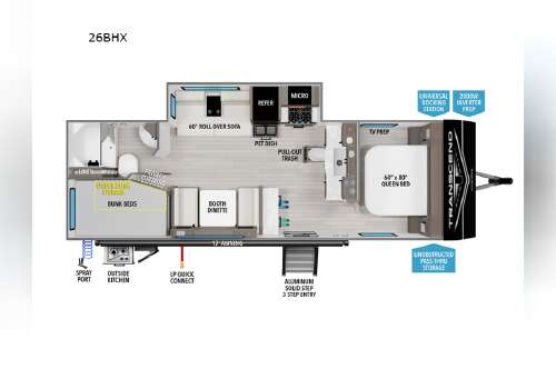 2026 Grand Design Transcend Xplor 26BHX in yorktown VA