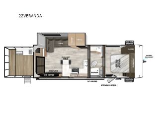 2025 FOREST RIVER WILDWOOD X-LITE 22VERANDA