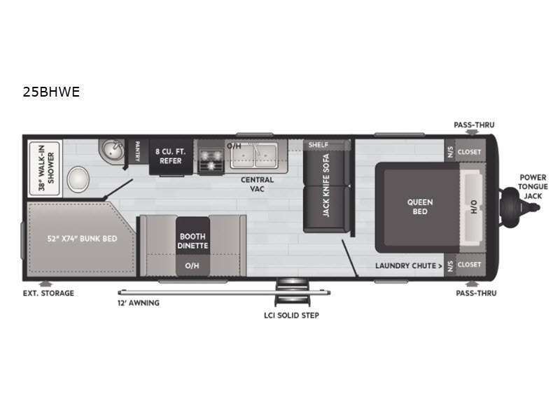 2021 Keystone Rv Hideout 25BHWE in lewiston ID