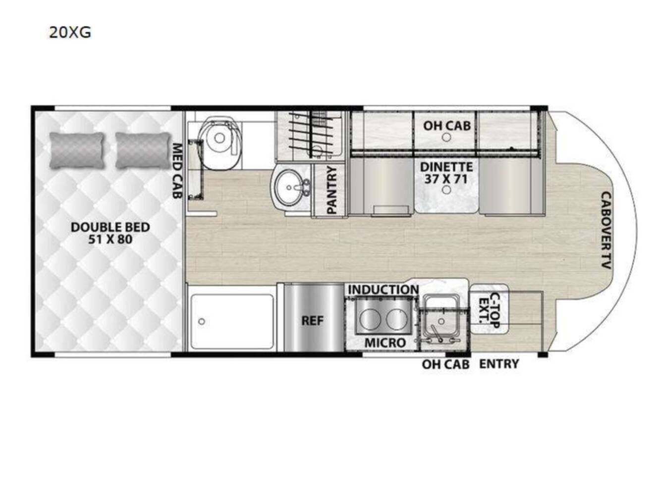 A photo of this 2025 Coachmen Rv Cross Trail EV 20XGTA