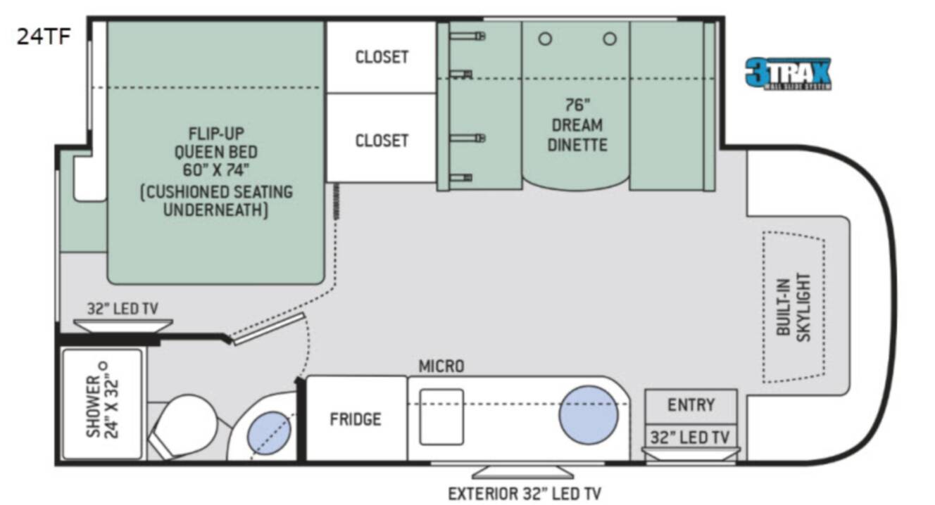 A photo of this 2018 Thor Motor Coach Compass 24TF