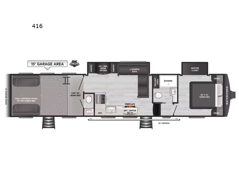 2026 Keystone Rv Fuzion Impact Edition 416 in waco TX