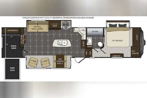 2016 Keystone Rv Alpine 3900RE in peru IN