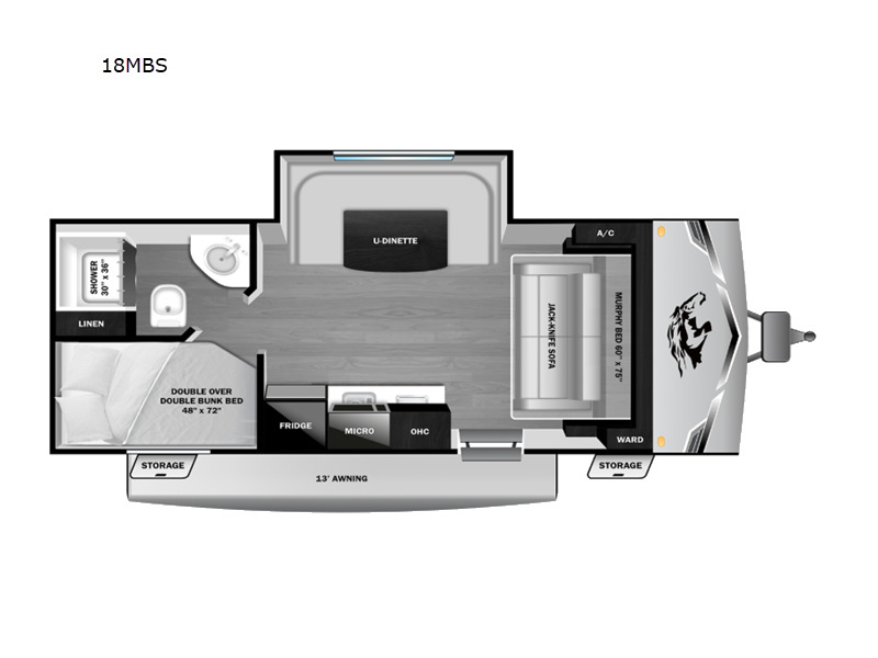 2026 Open Range Rv Colt 18MBS in peru IN