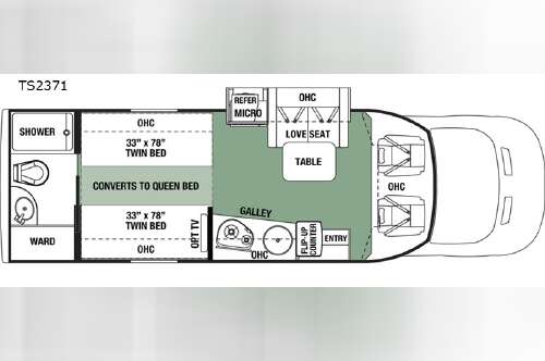 2020 Forest River Rv Forester TS 2371 in pasco WA