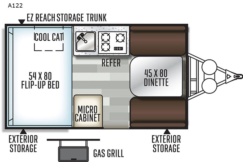 2019 Forest River Rv Rockwood Hard Side Series A122 in elizabethtown KY
