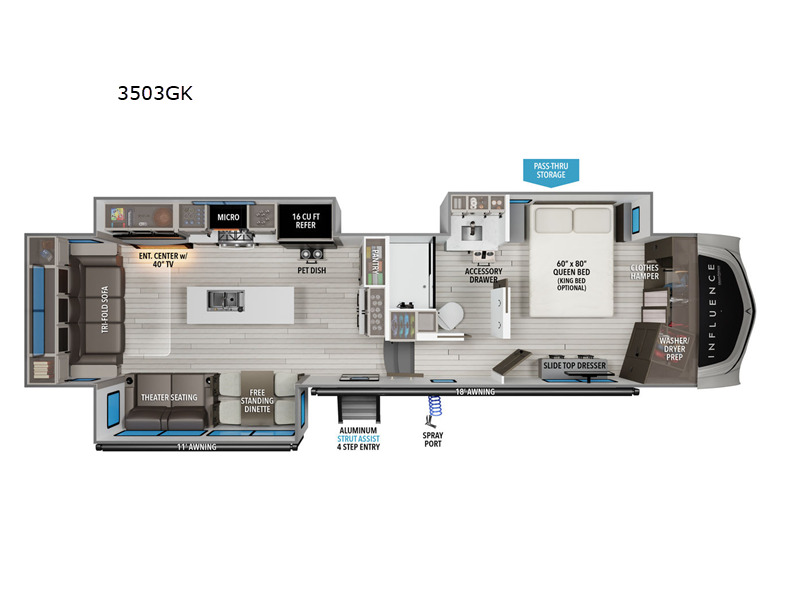 2026 Grand Design Influence 3503GK in dothan AL