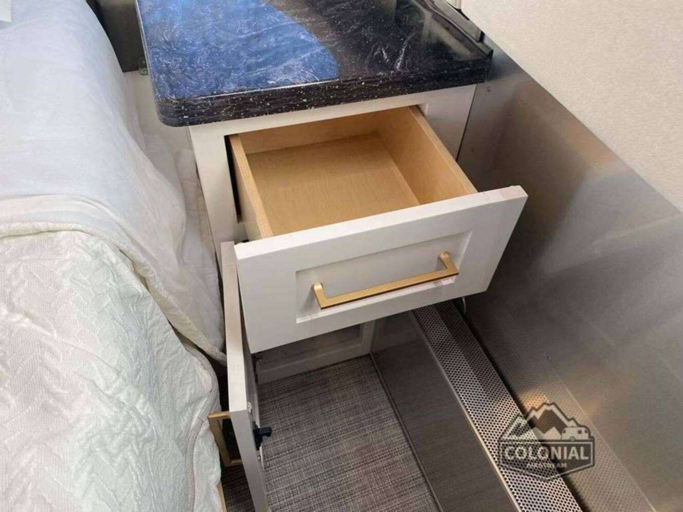 A photo of this 2021 Airstream Classic 33FBQ Queen