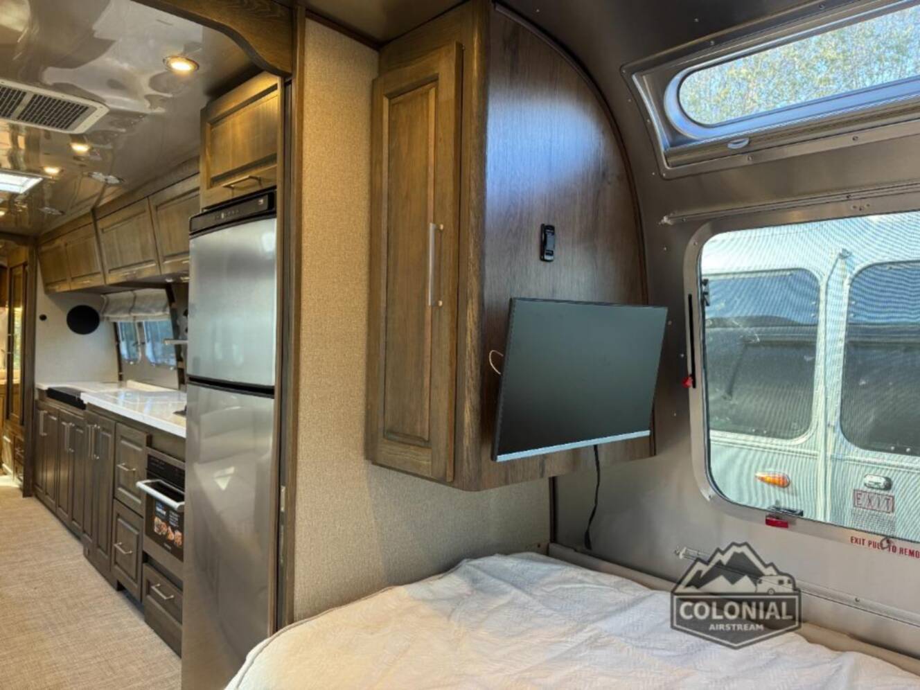 A photo of this 2026 Airstream Classic 33FBT Twin