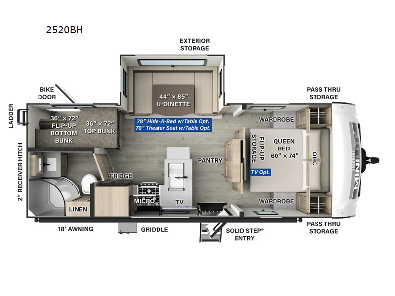 2026 Forest River Rv Rockwood Mini Lite 2520BH in mayfield KY